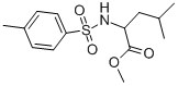 structure of CAS# 51220-84-9, Methyl 4-Methyl-2-([(4-Methylphenyl)Sulfonyl]Amino)Pentanoate;(2R)-4-Methyl-2-[(4-Methylphenyl)Sulfonylamino]Pentanoic Acid Methyl Ester;(2R)-4-Methyl-2-[(4-Methylphenyl)Sulfonylamino]Valeric Acid Methyl Ester;Zinc00166155