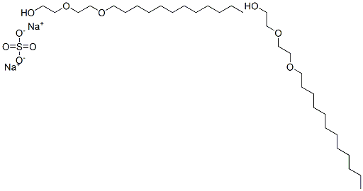CAS#: 51286-51-2， Diethylene Glycol Monododecyl Ether Sodium Sulfate