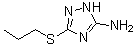 结构式 CAS# 51493-17-5, 3-(丙基硫基)-1H-1,2,4-三唑-5-胺