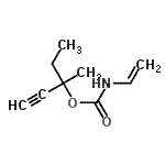 CAS 登录号：51575-95-2， 3-甲基-1-戊炔-3-基乙烯基氨基甲酸酯