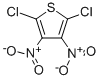 structure of CAS# 51584-21-5, 2,5-Dichloro-3,4-Dinitrothiophene;Nsc515973;Thiophene, 2,5-Dichloro-3,4-Dinitro-;2,5-Dichloro-3,4-Dinitrothiophene