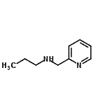 结构式 CAS# 51639-59-9, N-(2-吡啶基甲基)-1-丙胺