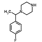 CAS 登录号：516447-52-2， 1-[1-(4-氟苯基)乙基]哌嗪