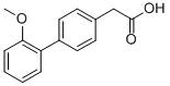 结构式 CAS# 5181-11-3, (2'-甲氧基-联苯-4-基)-乙酸