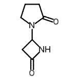 CAS 登录号：519018-29-2， 1-(4-氧代-2-氮杂环丁基)-2-吡咯烷酮