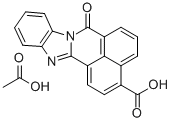 structure of CAS# 52029-86-4, 7-Oxo-7H-Benzimidazo[2,1-a]Benz[de]Isoquinoline-3-Carboxylic Acid Acetate;7-Oxo-7H-Benzimidazo[2,1-A]Benz[De]Isoquinoline-3-Carboxylic  Acid  -  Acetic  Acid;7H-BENZ[DE]BENZIMIDAZO[2,1-A]ISOQUINOLINE-7-ONE-3-CARBOXYLIC ACID, ACETATE;7-OXO-7H-BENZIMIDAZO[2,1-A]BENZ[DE]ISOQUINOLINE-3-CARBOXYLIC ACID ACETATE