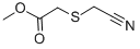 structure of CAS# 52069-53-1, Methyl 2-[(Cyanomethyl)Thio]Acetate;METHYL 2-[(CYANOMETHYL)THIO]ACETATE