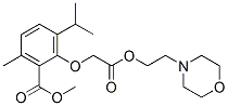 CAS#: 52073-17-3, (6-Isopropyl-2-Methoxycarbonyl-3-Methylphenoxy)Acetic Acid 2-Morpholinoethyl Ester