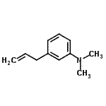 structure of CAS# 52276-05-8, 3-Allyl-N,N-Dimethylaniline;3-[(3-N,N-Dimethylamino)phenyl]-1-propene;MFCD09801123