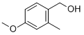 structure of CAS# 52289-55-1, 4-Methoxy-2-Methylbenzyl Alcohol;(2-METHYL-4-METHOXYPHENYL)METHANOL;4-METHOXY-2-METHYLBENZYL ALCOHOL