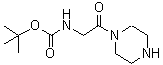 structure of CAS# 525587-00-2, (2-Oxo-2-Piperazin-1-Yl-Ethyl)-Carbamic Acid Tert-Butyl Ester