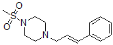 CAS 登录号：5259-11-0， 1-甲磺酰基-4-[(E)-3-苯基丙-2-烯基]哌嗪