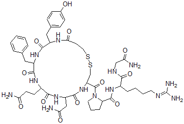 CAS#: 52697-47-9， Deamino-Homo-Arg-Vasopressin