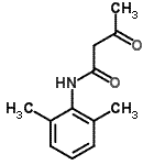 structure of CAS# 52793-02-9, N-(2,6-Dimethylphenyl)-3-Oxobutanamide;MFCD00026251;N-(2,6-dimethylphenyl)-3-oxobutanamide;AE-473/30684036