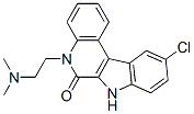 CAS#: 52865-60-8， 10-Chloro-5-(2-Dimethylaminoethyl)-7H-Indolo(2,3-c)Quinoline-6(5H)-One
