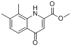 structure of CAS# 52979-32-5, Methyl 4-Hydroxy-7,8-Dimethylquinoline-2-Carboxylate;METHYL 4-HYDROXY-7,8-DIMETHYLQUINOLINE-2-CARBOXYLATE