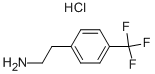 structure of CAS# 52997-74-7, 2-(4-Trifluoromethyl-Phenyl)-Ethylamine Hydrochloride;2-(4-Trifluoromethyl-Phenyl)-Ethylamine Hcl