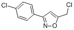 structure of CAS# 5301-02-0, 5-(Chloromethyl)-3-(4-Chlorophenyl)Isoxazole;5-(Chloromethyl)-3-(4-Chlorophenyl)Isoxazole;Zinc00169504;5M-311S