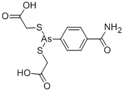 CAS#: 531-72-6， 4-[Bis(carboxymethylmercapto)arsino]benzamide