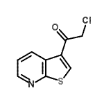 CAS 登录号：53175-01-2， 2-氯-1-(噻吩并[2,3-b]吡啶-3-基)乙酮