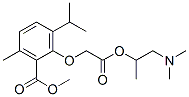 CAS#: 53206-86-3， (6-Isopropyl-2-Methoxycarbonyl-3-Methylphenoxy)Acetic Acid 2-Dimethylamino-1-Methylethyl Ester