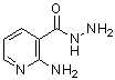 结构式 CAS# 5327-31-1, 2-氨基-烟酰肼