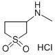 structure of CAS# 53287-53-9, Tetrahydro-N-Methyl-3-Thiophenamine 1,1-Dioxide Hydrochloride;[(3R)-1,1-Dioxothiolan-3-Yl]-Methyl-Ammonium;[(3R)-1,1-Dioxo-3-Thiolanyl]-Methylammonium;[(3R)-1,1-Diketothiolan-3-Yl]-Methyl-Ammonium