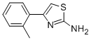 structure of CAS# 5330-79-0, 4-o-Tolyl-Thiazol-2-Ylamine;4-(2-Methylphenyl)Thiazol-2-Amine;4-(2-Methylphenyl)-2-Thiazolamine;[4-(2-Methylphenyl)Thiazol-2-Yl]Amine
