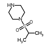 structure of CAS# 534615-34-4, 1-(Isopropylsulfonyl)Piperazine;1-(isopropylsulfonyl)piperazine;PIPERAZINE, 1-[(1-METHYLETHYL)SULFONYL]-