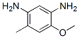 CAS#: 5349-76-8， 4-Methoxy-6-Methyl-1,3-Benzenediamine