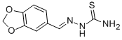 结构式 CAS# 5351-85-9, (1,3-苯并二氧戊环-5-基亚甲基氨基)硫脲