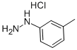 structure of CAS# 536-89-0, m-Tolylhydrazine;Hydrazine, (3-Methylphenyl)-;M-Tolylhydrazine