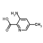 CAS 登录号：53636-67-2， 3-氨基-5-甲基-2-吡啶羧酸