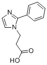 structure of CAS# 53660-14-3, 3-(2-Phenyl-Imidazol-1-Yl)-Propionic Acid;3-(2-Phenyl-1-Imidazolyl)Propanoate;3-(2-Phenylimidazol-1-Yl)Propionate;Zinc00192752