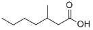 structure of CAS# 53663-30-2, 3-Methylheptanoic Acid;3-METHYLHEPTANOIC ACID