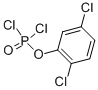 structure of CAS# 53676-18-9, 2,5-Dichlorophenyl Dichlorophosphate;1,4-Dichloro-2-Dichlorophosphoryloxy-Benzene;2,5-Dichlorophenyl Phosphorodichloridate;288446_Aldrich