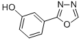 structure of CAS# 5378-29-0, 3-(1,3,4-Oxadiazol-2-Yl)Phenol;A2590/0110285