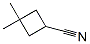 structure of CAS# 53783-86-1, 3,3-Dimethylcyclobutanecarbonitrile;3,3-Dimethyl-1-Cyclobutanecarbonitrile;3,3-Dimethylcyclobutane Carbonitrile;3,3-Dimethylcyclobutanecarbonitrile
