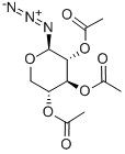 structure of CAS# 53784-33-1, 2,3,4-Tri-O-Acetyl-beta-D-Xylopyranosyl Azide;Diazonio-[(2R,3R,4S,5R)-3,4,5-Triacetoxytetrahydropyran-2-Yl]Azanide;Diazonio-[(2R,3R,4S,5R)-3,4,5-Triacetoxy-2-Tetrahydropyranyl]Azanide;Zinc06661771