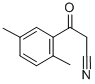 structure of CAS# 53882-93-2, 2,5-Dimethylbenzoylacetonitrile;2,5-DIMETHYLBENZOYLACETONITRILE