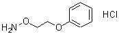 structure of CAS# 5397-72-8, O-(2-phenoxyethyl)hydroxylamine hydrochloride;Nsc4253