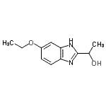 结构式 CAS# 540515-45-5, 1-(6-乙氧基-1H-苯并咪唑-2-基)乙醇