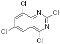 结构式 CAS# 54185-42-1, 2,4,6,8-四氯喹唑啉