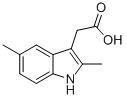 structure of CAS# 5435-40-5, 2-(2,5-Dimethyl-1H-Indol-3-Yl)Acetic Acid;2-(2,5-Dimethyl-1H-Indol-3-Yl)Ethanoic Acid;(2,5-Dimethyl-1H-Indol-3-Yl)-Acetic Acid;Nsc21431