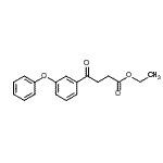 structure of CAS# 54364-83-9, Ethyl 4-Oxo-4-(3-Phenoxyphenyl)Butanoate;ethyl 4-oxo-4-(3-phenoxyphenyl)butyrate