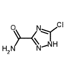 structure of CAS# 54671-66-8, 3-Chloro-1H-1,2,4-Triazole-5-Carboxamide;1H-1,2,4-triazole-5-carboxamide, 3-chloro-;3-chloro-1H-1,2,4-triazole-5-carboxamide;5-chloro-1H-1,2,4-triazole-3-carboxamide