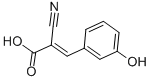 结构式 CAS# 54673-07-3, alpha-氰基-3-羟基肉桂酸