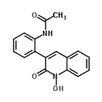 CAS 登录号：54833-78-2， N-[2-(1-羟基-2-氧代-1,2-二氢-3-喹啉基)苯基]乙酰胺