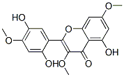 CAS#: 549-17-7， 2-(2,5-Dihydroxy-4-methoxy-phenyl)-5-hydroxy-3,7-dimethoxy-chromen-4-one