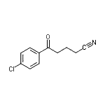 结构式 CAS# 54959-85-2, 5-(4-氯苯基)-5-氧代戊腈
